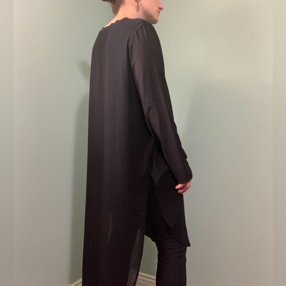 GRACE HILL semi sheer tunic top - Picture 10 of 12